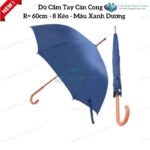 Ô Dù Thẳng Cán Cong Bán Kính 60cm In Logo D031 6